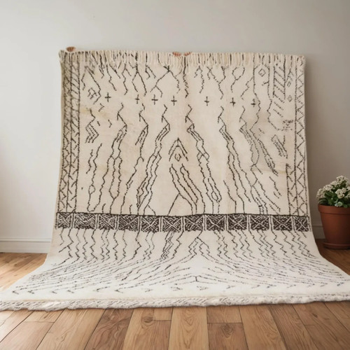Moroccan wool rug - moroccan,
